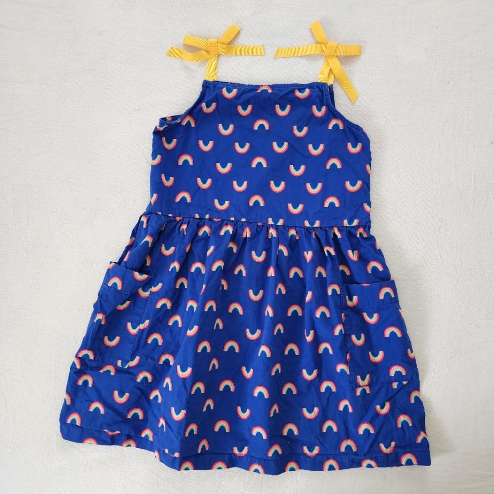 Hanna andersson rainbow dress girls 10